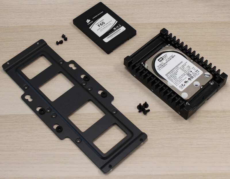 kabinet Fractal drive bay montering af harddisk bur test SFX Era ITX design gaming Design review