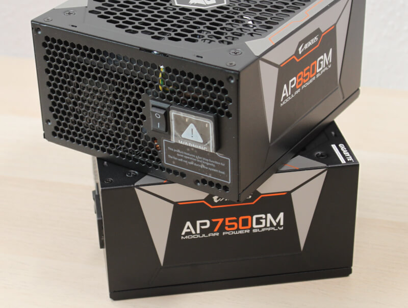 AP750GB PSU gaming aorus strømforsyning modulær EPS