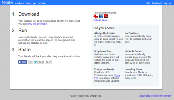 Download installer
