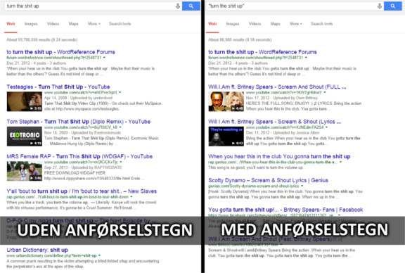 Anfoerselstegn