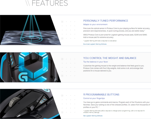 Features fra web 1