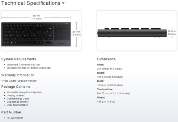 Specs fra web