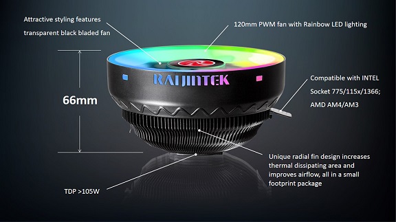 Raijintek Juno Pro RBW - RGB Lighting at a Top Price