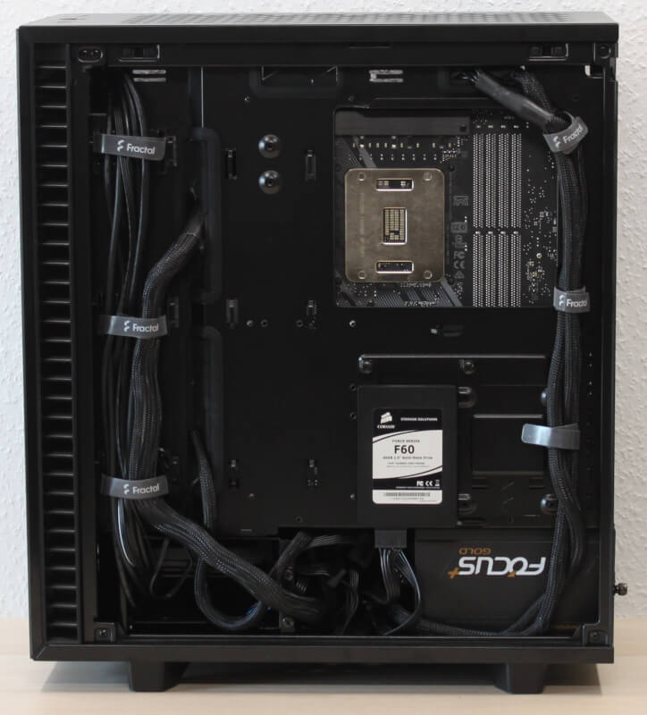 Define modulært 7 Compact Dark kabinet radiator 360/280 mm Mini-ITX