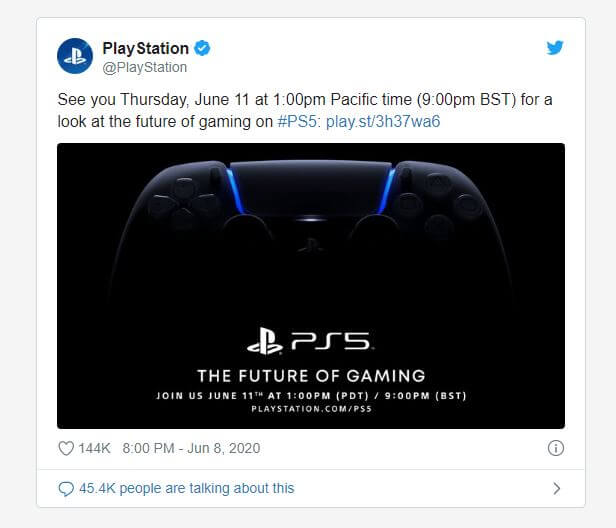 Allieret spor fysisk Sony afslører ny dato for PS5 præsentation