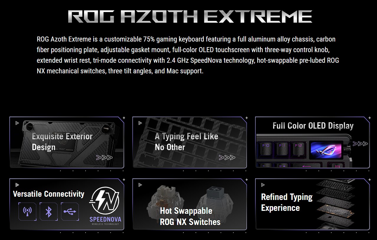 ASUS ROG Azoth Extreme lives up to its name